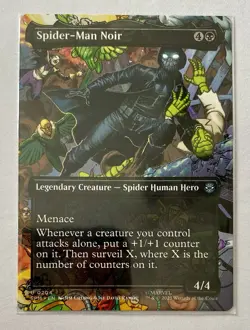 Spider-Man Noir U 0204 - Borderless - MTG Marvel's SPM - NM - 1¢ start! - Image 1