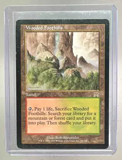 Wooded Foothills 2002 Magic: The Gathering Onslaught #330 (A) - Image 1