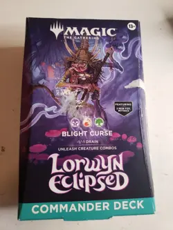Lorwyn Eclipsed: Commander Deck, Blight Curse MTG Magic (open box/sealed deck) - Image 2