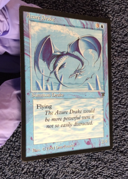 AZURE DRAKE uncommon 1994 LEGENDS Magic the Gathering Unplayed Near mint - Image 3