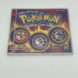 Pokemon Battling Coin Game - 150 Mewtwo/146 Moltres/112 Rhydon (Hasbro 1999) - Image 1