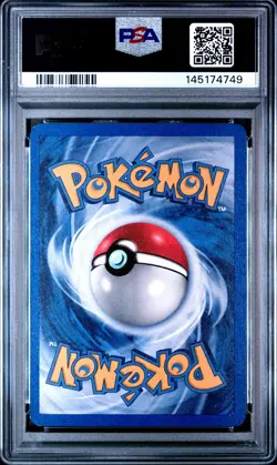 1999 POKEMON FOSSIL #60 GAMBLER PSA 8 - Image 2