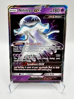 Nihilego GX 49/111 Sm-Crimson Invasion Holo Pokemon Near Mint - Image 1
