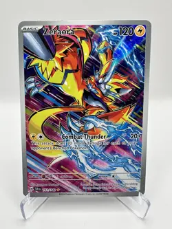 Zeraora 151/142 Sv07: Stellar Crown Holo Pokemon Near Mint - Image 1