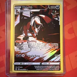 Pokemon Thievul Ultra Rare Full Art Crown Zenith GG17/GG70 Holo 100 HP Baffling - Image 1