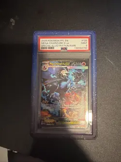 Pokemon Mega Charizard X ex Phantasmal Flames Special Illustration Rare Holo PS… - Image 4