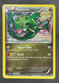 Pokemon Rayquaza Holo Black & White Legendary Treasures #93/113 - NM - Image 2