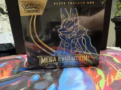 Pokemon TCG Mega Evolution Elite Trainer Box Lucario Riolu Gardevoir Promo - Image 1