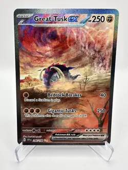 Great Tusk ex 246/198 SV01: Scarlet & Violet Base Set Holo Pokemon Near Mint - Image 1