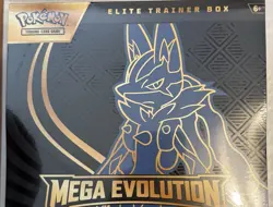 Pokemon TCG Mega Evolution Elite Trainer Box Lucario Riolu English 2025 - Image 1