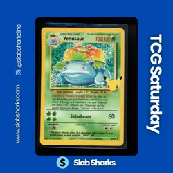 2021 POKEMON SWSH CELEBRATIONS CLASSIC COLLECTION #15/102 VENUSAUR HOLO - Image 1