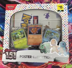 Pokemon TCG Scarlet And Violet 151 Poster Collection Box SEALED NEW 820650853166 - Image 1