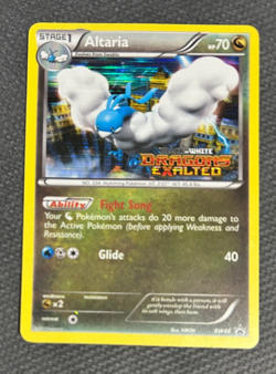 Pokemon Altaria BW48 Dragons Exalted Stamped Prerelease Promo - NM - Image 1