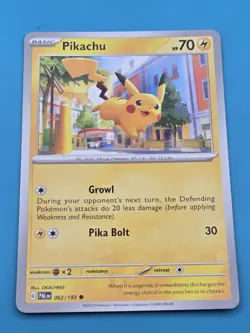 Pokemon Paldea Evolved Pikachu 062/193 LP - Image 1