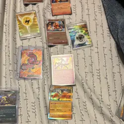 Pokemon TCG Mixed Lot Holo & Regular - Charmander, Victini, Genesect GX - Image 1