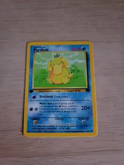 Pokemon Team Rocket 1st Edition Regular Finish Psyduck 65/82 NM-MT OC810 - Image 1