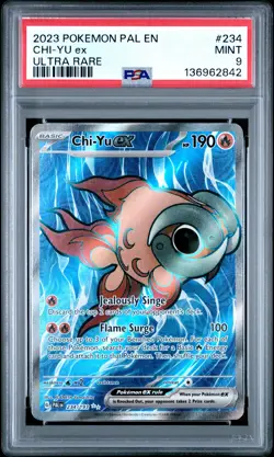 2023 POKEMON PAL EN-PALDEA EVOLVED ULTRA RARE #234 CHI-YU EX PSA 9 - Image 1