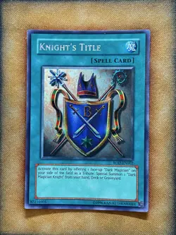 Yugioh Knight’s Title ROD-EN002 Parallel Secret Rare MP - Image 1
