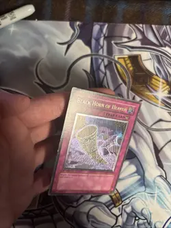 (HE) Yugioh! Black Horn of Heaven - CDIP-EN060 - Ultimate Rare 1st MP/HP (3) - Image 5