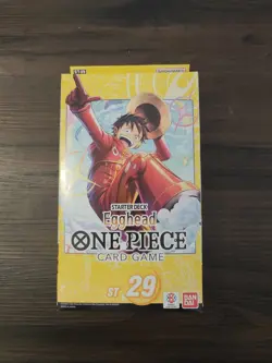 New & Sealed! One Piece Card Game: Egghead Starter Deck ST-29 W/ Promo deck! - Image 1