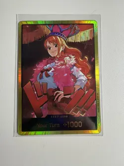 DON!! Card (Nami) Extra Booster: One Piece Heroines Edition GOLD Foil EB03 - Image 1