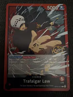 Trafalgar Law OP14-001 L One Piece The Azure Sea's Seven - Image 1