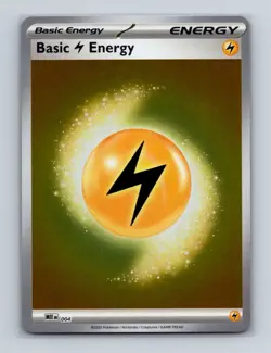 Basic Lightning Energy 004 Pokemon Mega Evolution Ascended Heroes Holo Card NM+ - Image 1