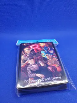 Giovanni’s Directive Pokemon Center Japan Card Sleeves 64ct Deck Shield Sealed - Image 2
