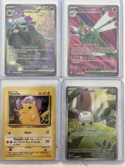 Pokemon TCG 4 Cards Holo Art Lot 4 Mega/Phantasmal/Destined Rivals - Image 1