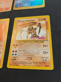 Lot Of 10 Pokemon Cards Neo Ex JPN/Eng Shining Destiny Ho-oh Unseen Heavily Play - Image 2