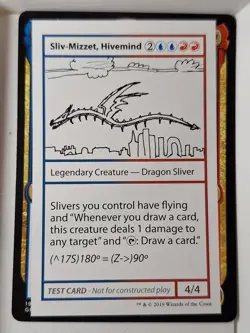 Sliv-Mizzet, Hivemind - Mystery Booster Playtest Card - Magic the Gathering MTG - Image 1