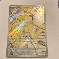 Pokemon Joltik Illustration Rare Full Art Holo Card 150/142 SV07 30 HP TCG - Image 1