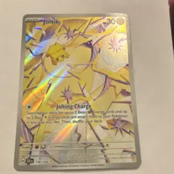 Pokemon Joltik Illustration Rare Full Art Holo Card 150/142 SV07 30 HP TCG - Image 2