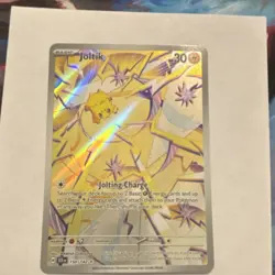 Pokemon Joltik Illustration Rare Full Art Holo Card 150/142 SV07 30 HP TCG - Image 3