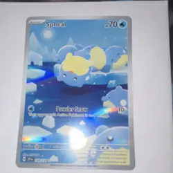 Pokemon Spheal Holo Card SVP 199/191 2024 70 HP Aqua Type TCG - Image 1