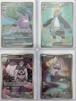 Pokemon TCG 4 Cards Holo Art Lot 2 Mega/Phantasmal/Destined Rivals - Image 1