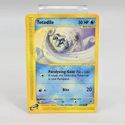 Totodile 135/165 Expedition Regular Common Pokemon Vintage TCG 2000 LP Card - Image 1