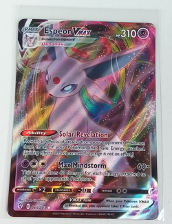 Espeon Vmax 65/203 Evolving Skies Holo Rare Pokemon Card 2021 - Image 1