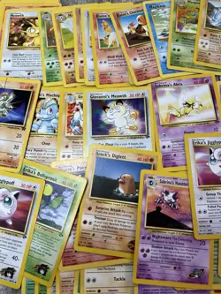 Pokemon 2000 Vintage Lot (50+ Cards) [Team Rocket, Gym Challenge] NO HOLO {READ} - Image 1