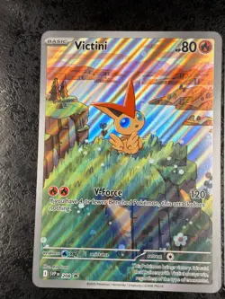 POKEMON VICTINI BASIC JUMBO CARD HP 80 208 HOLO (SET OF 2) - Image 2