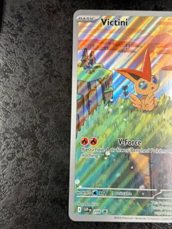 POKEMON VICTINI BASIC JUMBO CARD HP 80 208 HOLO (SET OF 2) - Image 3