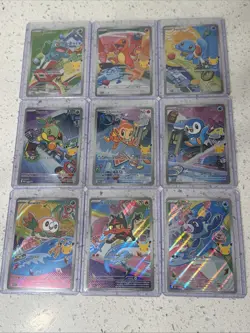Pokemon 2026 First Partner Illustration Collection Series 1 Promos Set 9 Cards - Image 1