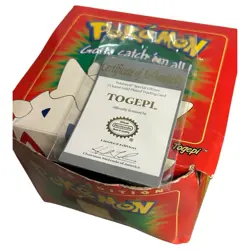 Pokemon 23k Gold Plated Togepi Trading Card 1999 Burger King Pokeball COA - Image 5