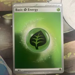 Basic Grass Energy 001 Pokemon Mega Evolution Holo Card - Image 1