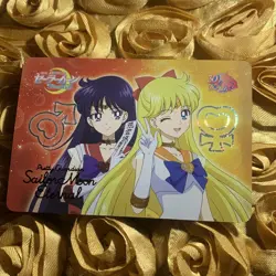Sailor Mars & Venus Sailor Moon Eternal GODDESS STORY Anime Holo Girl Card - Image 1