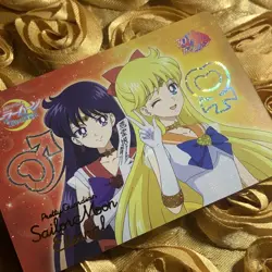 Sailor Mars & Venus Sailor Moon Eternal GODDESS STORY Anime Holo Girl Card - Image 2