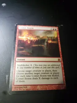 Comet Storm LP Regular Comander MTG 2011 - Image 1