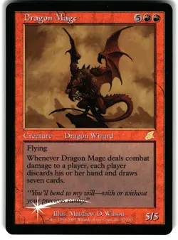 Dragon Mage Foil RARE 87 Magic_the_gathering Scourge - Image 1