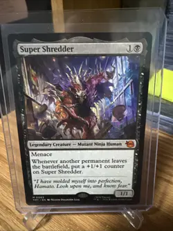 Super Shredder Teenage Mutant Ninja Turtles MTG TMNT 0083 Mythic - Image 1