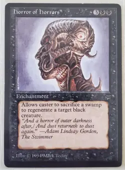 MTG Magic The Gathering- Horror of Horrors Legends Regular - Image 1